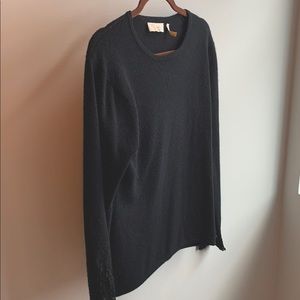 Black cashmere sweater